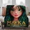 Cartoon Film Mavka The Forest Song Blanket Design Lightweight  For Dorms, Naps, Living Room, Office,Sofa,All-Season