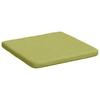 Seat Cushions 4 Pcs Light Green 40 X 40 X 3 Cm Fabric
