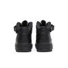 Nike Air Force 1 Mid LE Grade School 'Triple Black' (Unisex) Black / Black / Black Kids' Skateboarding Shoes DH2933 001