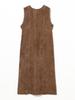 Ray Beams Women's Tweed Studded Sleeveless Dress, Brown