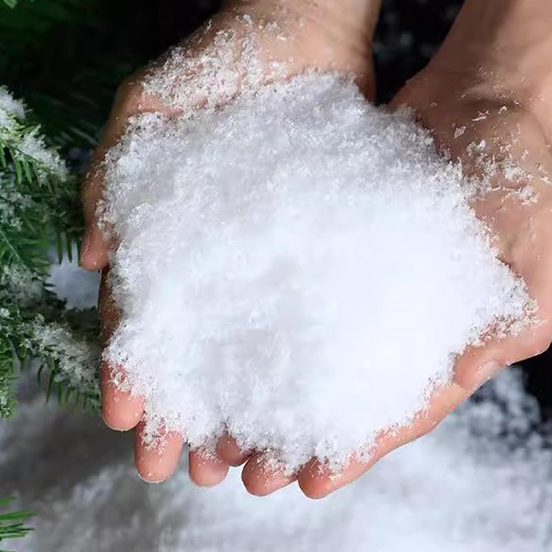

50/200 г искусственный искусственный снежный порошок для рождественской вечеринки, сухой снежный порошок, поделки своими руками, декор рождественской елки, реквизит для зимней сцены 50g белый