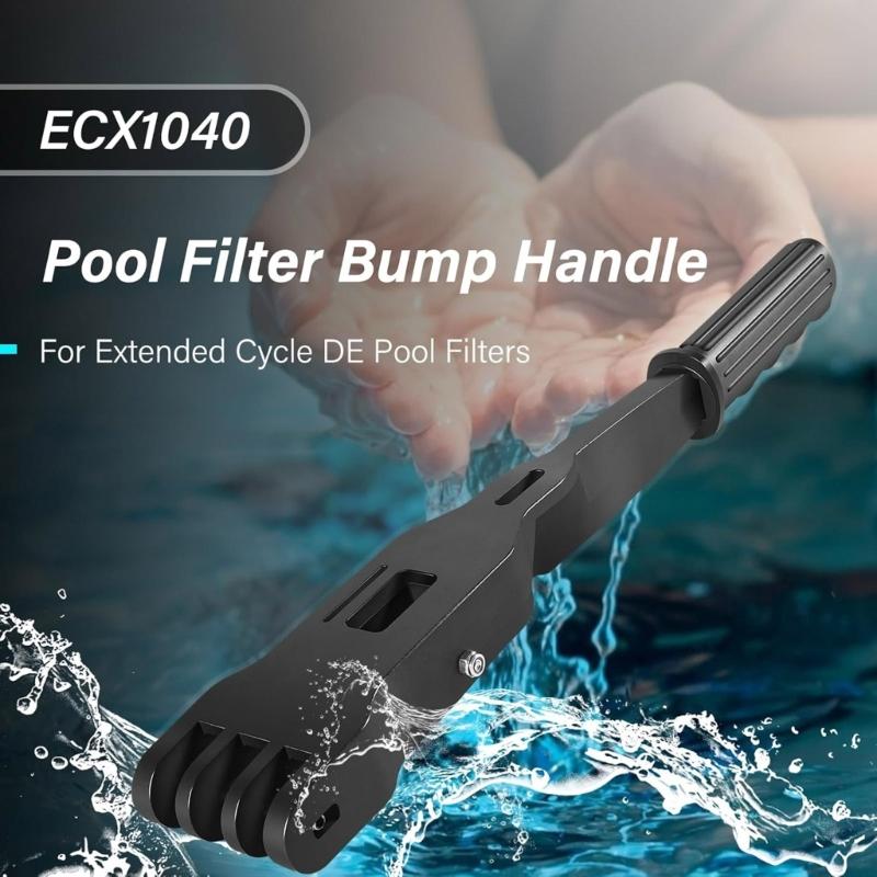Replace Precise Fiberglass Reinforced Bump Handle Assembly for EC40 EC40AC EC75A ECX1040 Pool Filter Improved Durability