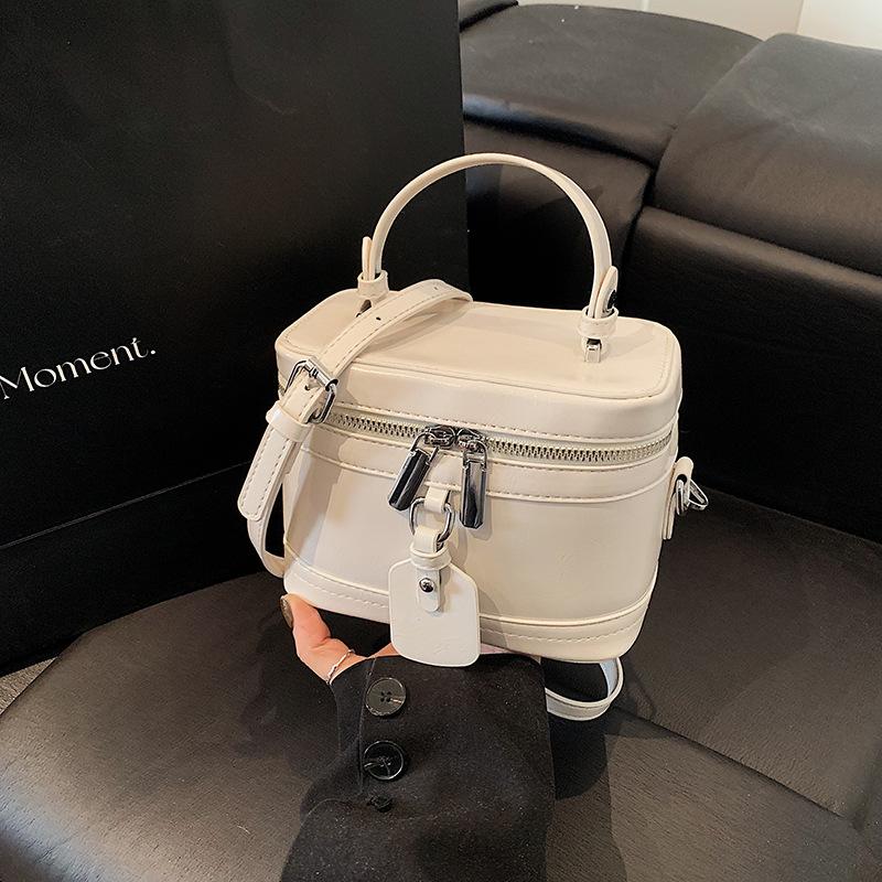 

Сумки Женские Лето 2025 Новая Мода Повседневная На Плечо Кроссбоди Сумка Женская Портативная Сумка-Ведро белый