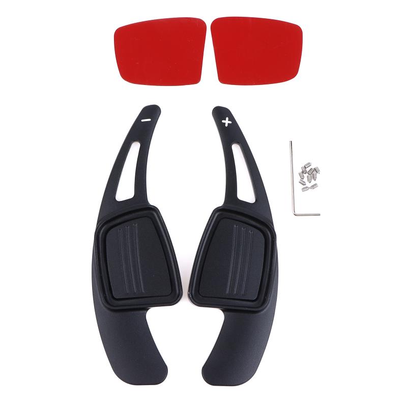 1Pair Car Steering Wheel Shift Paddle Shifter Aluminum Shift Paddle Blade For 17-19 A4L A6 A8 Q7 Tt Tts Extension Gearbox