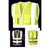 High Visibility Mesh Safety Reflective Vest with Pockets and Zipper Meets ANSI/ISEA Standards