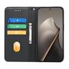 For Xiaomi 15T Wallet Case Magnetic Closing PU Leather Phone Cover with Wrist Strap