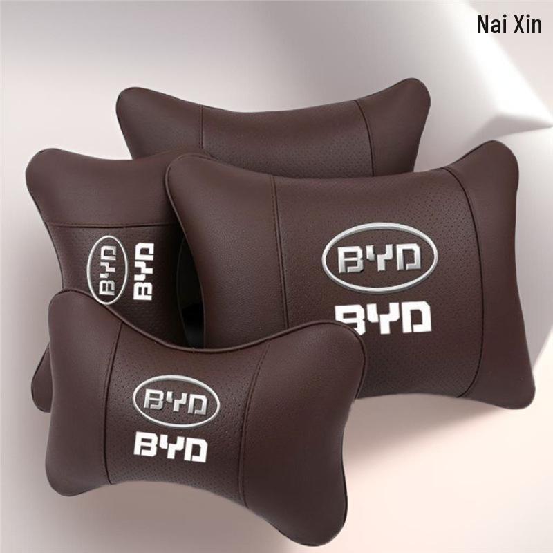 Reposacabezas y cojín de respaldo para coche eléctrico BYD Han (modelos Song/Qin/Plus/Seal) y almohada para cuello y cintura