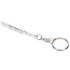 AUHX Metal Flute Keychain, Beautiful Flute Key Ring Gift, Practical Small Exquisite Gift for Hanging Keys or Decoration