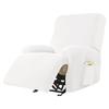 Silver Fox Velvet Solid Color Split Chivas Sofa Cover Elastic Chair Cover All-inclusive Velvet Massage Recliner Protective Chair Cover for Home