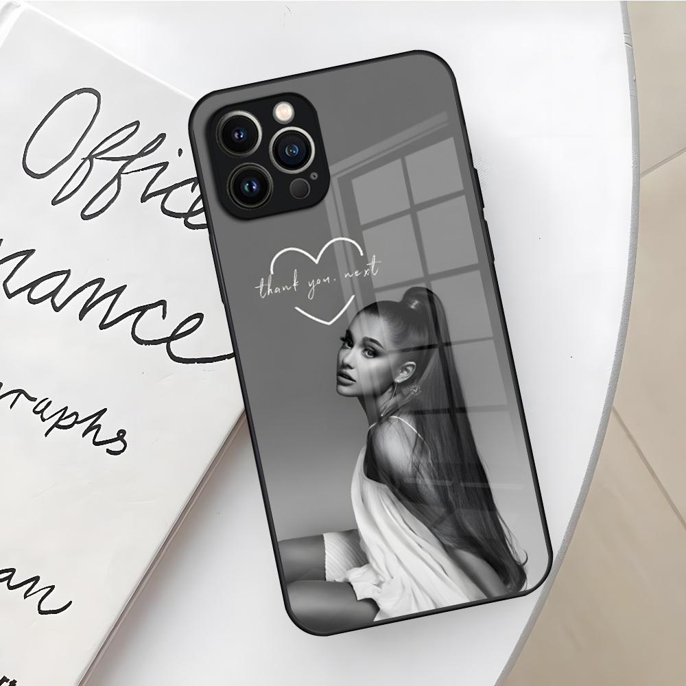 A-Ariana Grandes Phone Case for Iphone 17 16 Air 15 14 12 11 13 Pro Max Mini X Xr Xs Se Puls Glass Cover