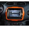 Central Console 8.4inch Navigation Panel Trim For Jeep Renegade 2018- Orange