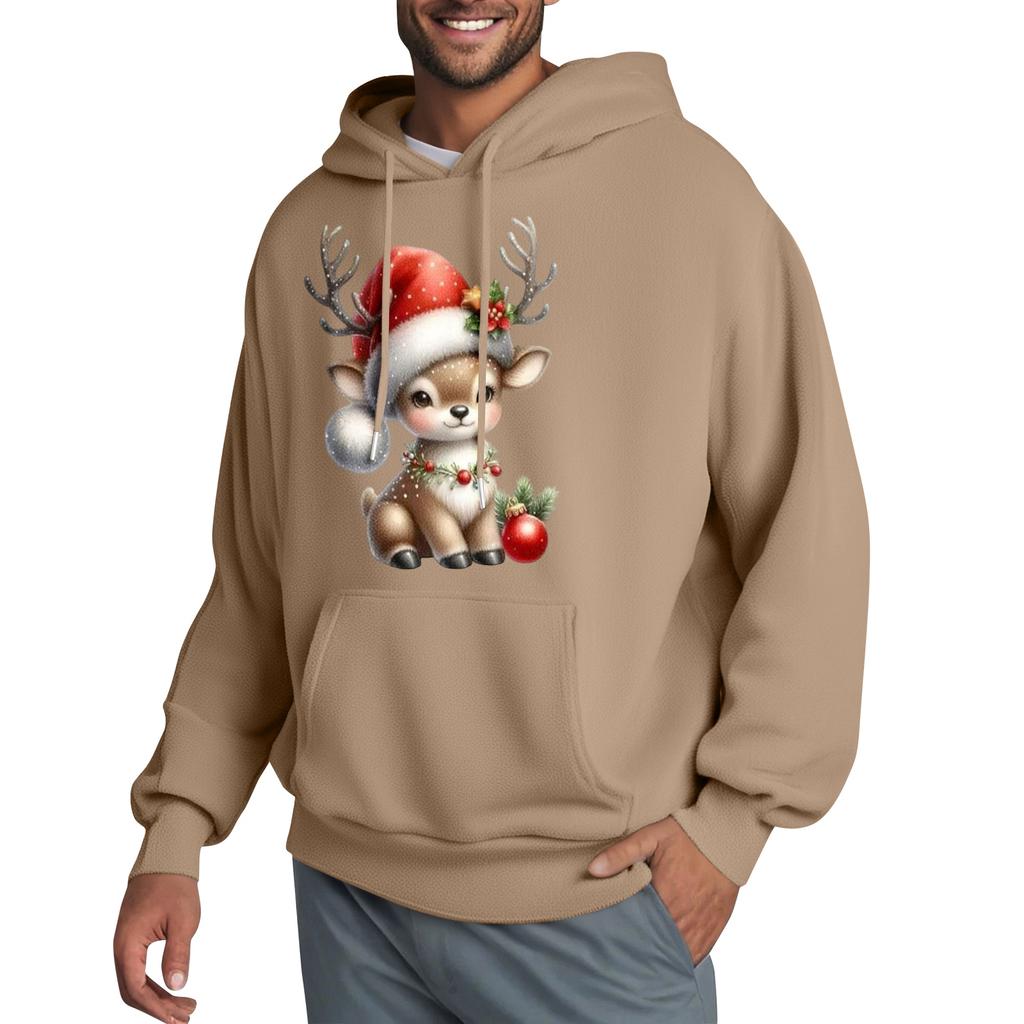 Men's Hooded Sweatshirt, Contrasting Color Sweatshirt, Sports   Casual Jacket