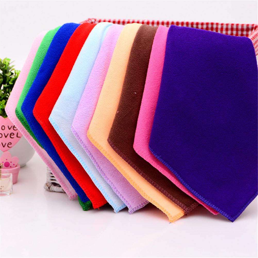 Soft Comfortable Hand Towels Super Absorbent Quick Drying Square Towel Bathroom Kitchen Accessories (25 X 25cm)