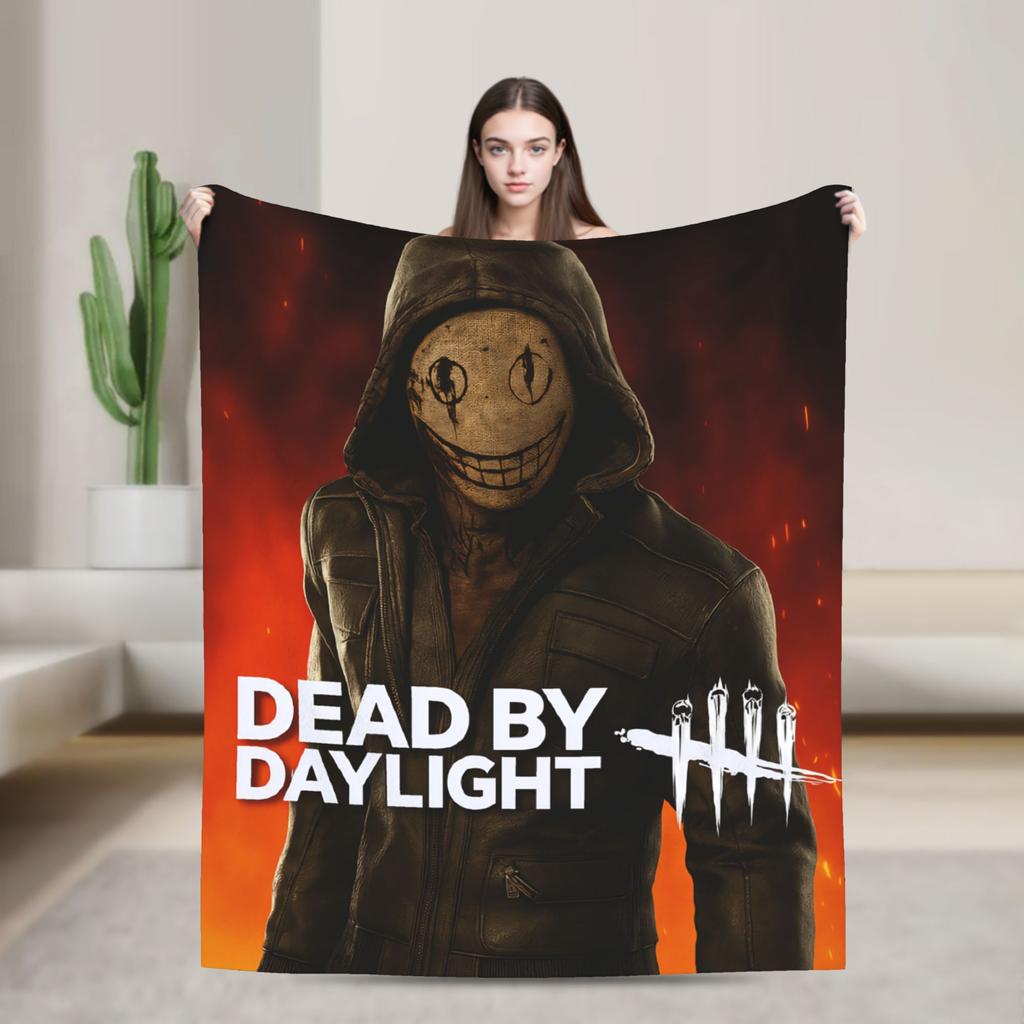DBD Deads by Daylights  Blanket  Super Warm Street Trend Plush Throw Blanket For Girls Boys Home Decor Flannel Bedspread Cover