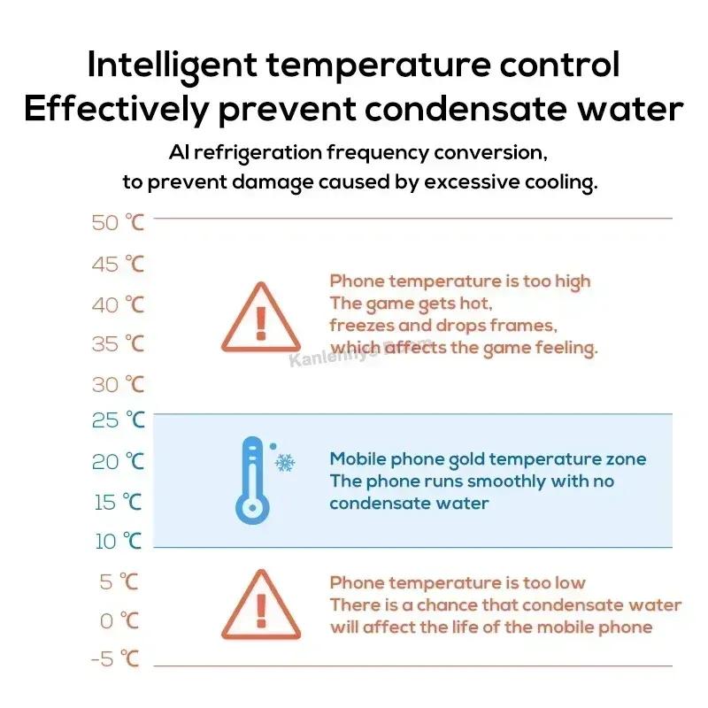 MEMO NEW CX08-AI Mobile Phone Frozen PUBG Game Cooler Semiconductor Magnetic Backclip Cooling Radiator for IOS Android Universal