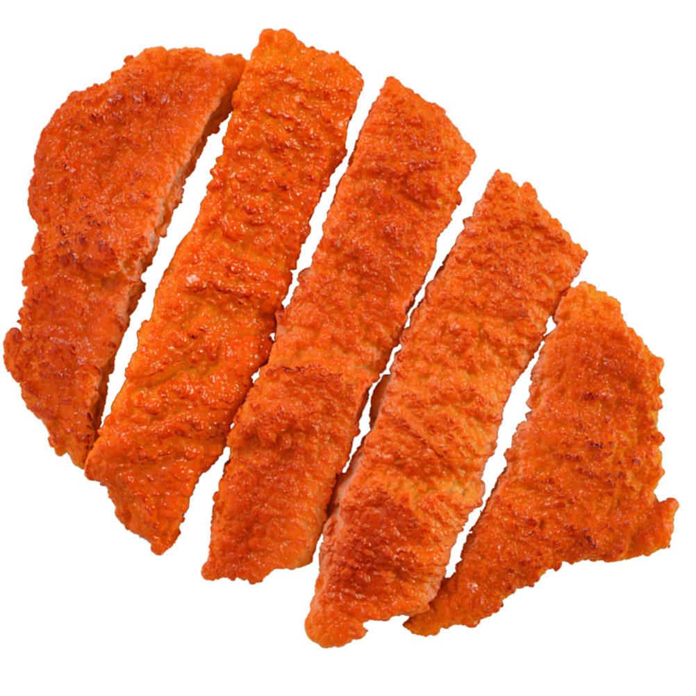 1Set Lifelike PVC Artificial Chicken Cutlet Fake Fried Chicken Prop for Restaurant Decor Bakery Display Photo Props Home Kitchen
