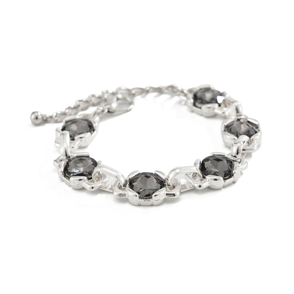Brățară Fashion din Acril cu Diamante, Hollow Pătrat, Lux Ușor, Bijuterii Geometrice cu Pietre Semiprețioase Îmbinate, cu Simț al Designului