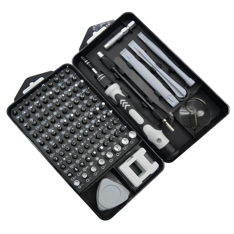 115 In 1 Precision Screwdriver Set With Magnetic Bits Anti Slip Handle For Phone Laptop Small Electronics Repair