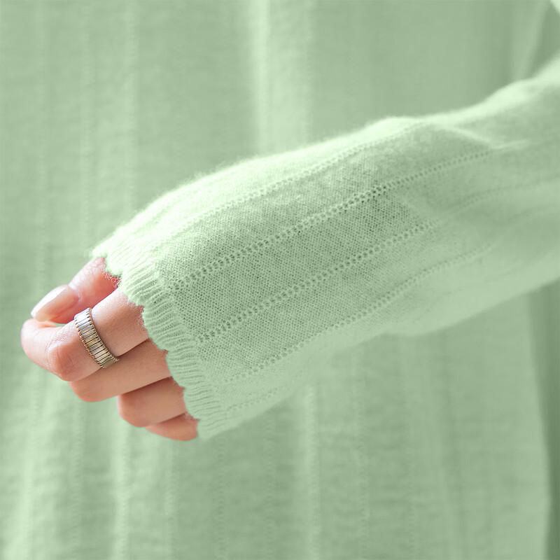 Mocana Women's Elegant Long-Sleeved Cashmere Sweater MKNJD2760