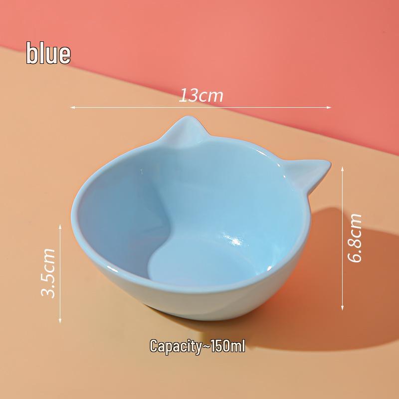 

Наклонная керамическая миска для питомцев макарон для кошек и собак - Миска для еды и воды