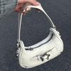 2025 Spring/Summer Spicy Girl Y2K Retro Denim Underarm Baguette Bag