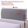 Luxury Thicken Plaid Bed Headboard Cover Warm Velvet All Inclusive Bed Backrest Covers Soft Bed Anti-Dust Thicken Head Back Protector Home Decor