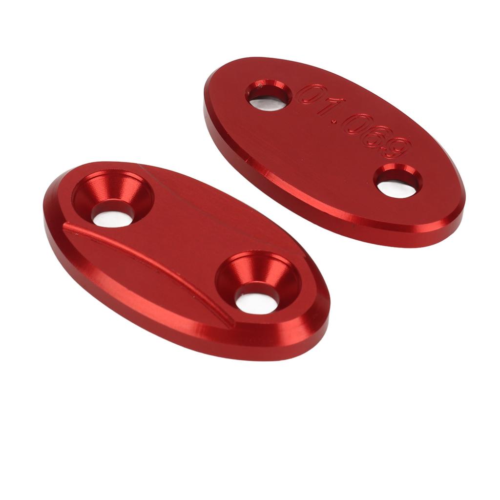 2pcs Motorcycle Rearview Mirror Base Cover Aluminum Alloy Windscreen Mirror Hole Cover for S1000RR 2009‑2019