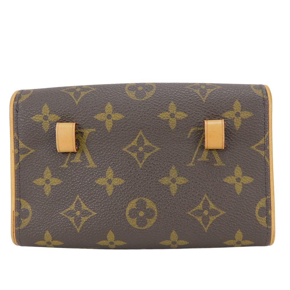 Used LOUIS VUITTON Waist bag Pochette Florentine M51855 XS Monogram/Nume leather Brown Pouch