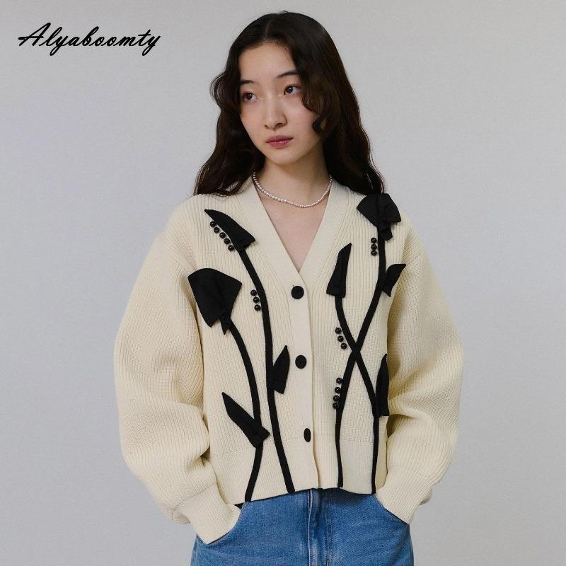 

Кардиган женский вязаный в корейском стиле на осень-зиму, с V-образным вырезом, абрикосового, серого, коричневого цвета, толстой вязки, верхняя одежда, стильное женственное пальто для леди One Size