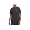 Adidas Originals Trefoil Essentials Solid Crew Neck Casual Sport Short Sleeve T-Shirt Men Tops Black IA4873