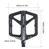 1PCS Mountain Bike Pedals DU Sealed Bearing Bike Platform Pedal with Reflector Waterproof Safety Pedals MTB Bike Accessories