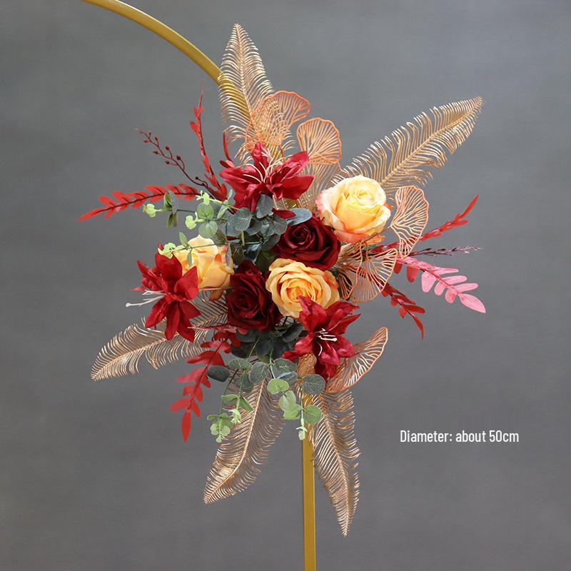 Геометрическая Цветочная Арка и Оформление Прохода для Свадьбы