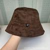 New Double-sided Bucket Hat for Women's Spring and Autumn Versatile Plain Face Sunscreen Bucket Hat Ins Temperament Washbasin Hat