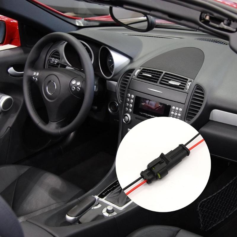 5Pcs Automotive Connector Male Female Electrical Connector Plugs with Wire for Car Truck Boats Other Wire Connection