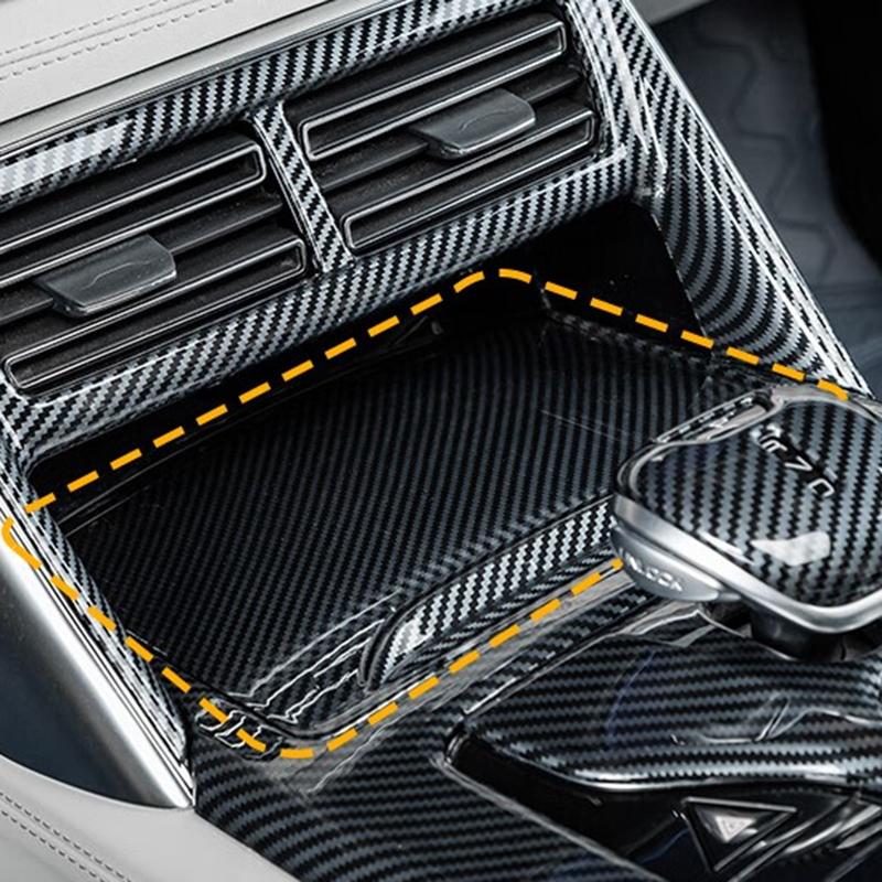 פאנל מחזיק כוסות קדמי פאנל קדמי של ידית הילוכים עבור BYD Tang EV/DM 2022 2023 אביזרי סטיילינג לרכב ABS