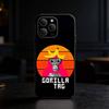 M-Monkey G-Gorilla TagS  Phone Case Silicone Black Soft For IPhone 17,16,15,14,13,12,11,SE,Plus Pro Max