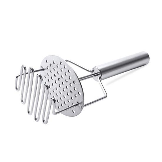 Manuel Patates Ezici Paslanmaz Çelik Çift Fonksiyonlu Tel Ezici Bulaşık Makinesinde Yıkanabilir Pürüzsüz Patates Püresi İçin Mutfak Gereci