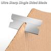 100 Pack Single Edge Razor Blades, 100 Blades, Utility Knife, Heavy Duty One Edge Razor