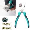 V-Shape Design V-Cut Shears 90° Right Angle V-Shape Rubber Seal Cutter  Rubber Strips Cutting