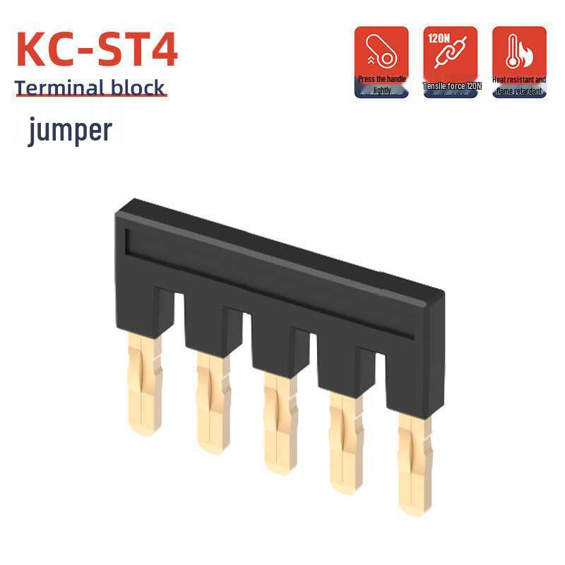 PT4 Rail-Mounted Terminal Block: Solderless, Painless Wrench-Free Copper Wire Connector UK