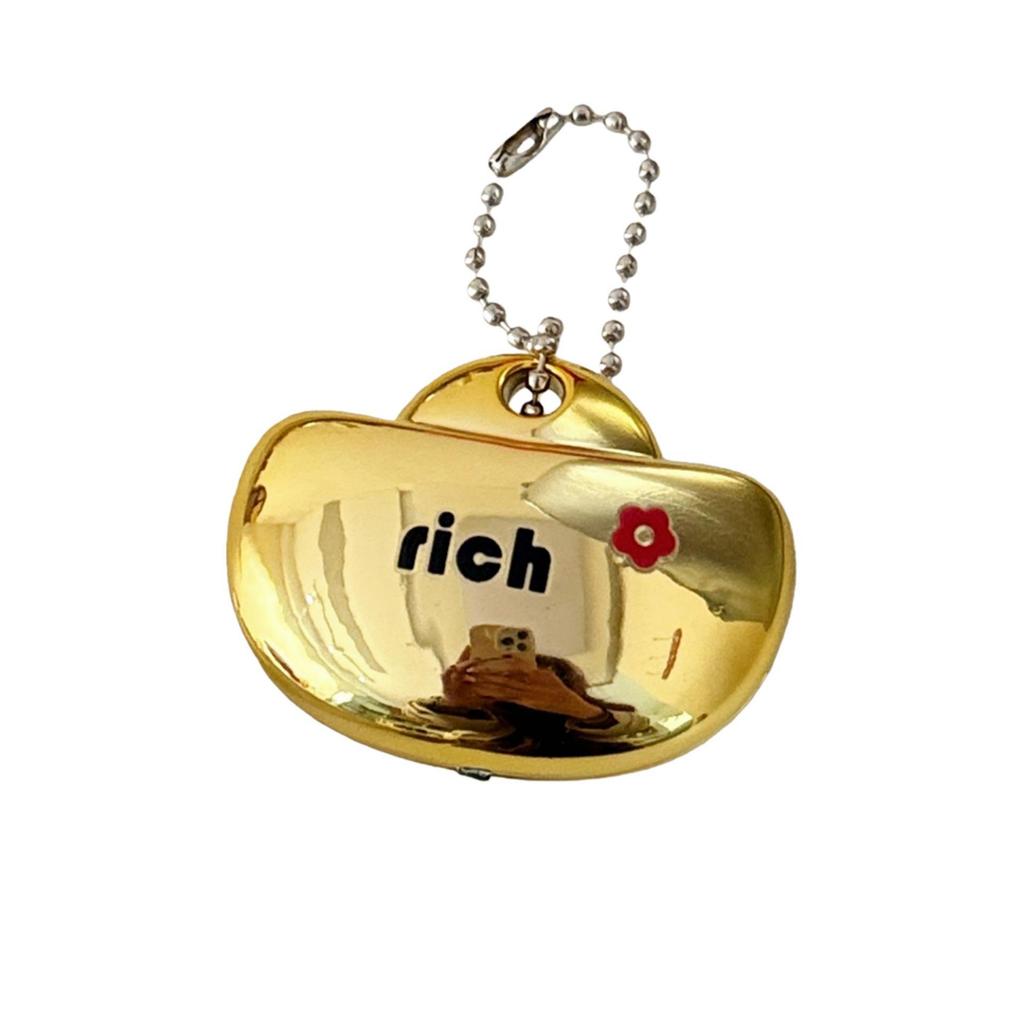 Portable Mini Keychain Knife for Safe Package Opening - Gold & Silver Ingot Design