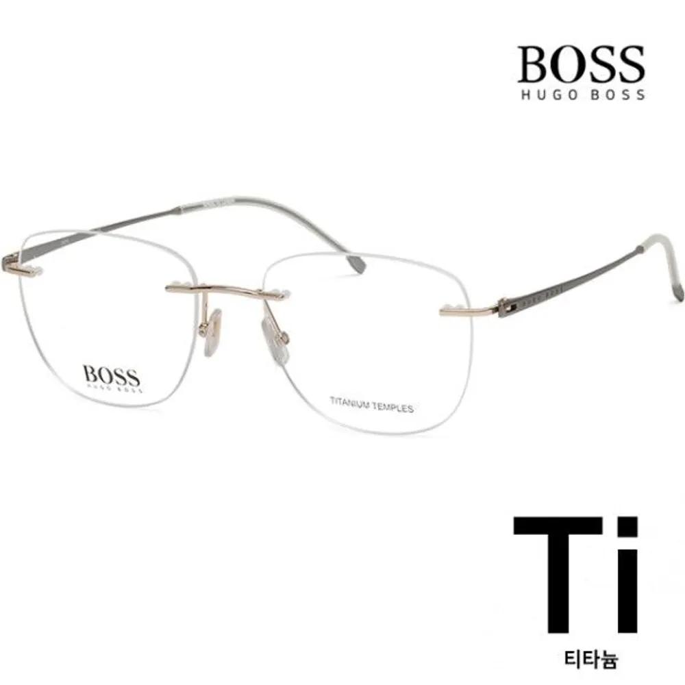 [Hugo Boss] Hugo Boss Titanium Eyeglass Frames BOSS1266C J5G Ultra-light Rimless