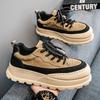 22 ans de nouveaux produits chaussures à semelle épaisse moche mignon niche grande tête cuir chaussures décontractées étudiants extérieur antidérapant chaussures respirantes rehaussantes