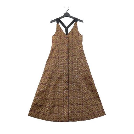 [Used] Lily Brown 19SS Fine Jacquard OP Dress 1 Burgundy