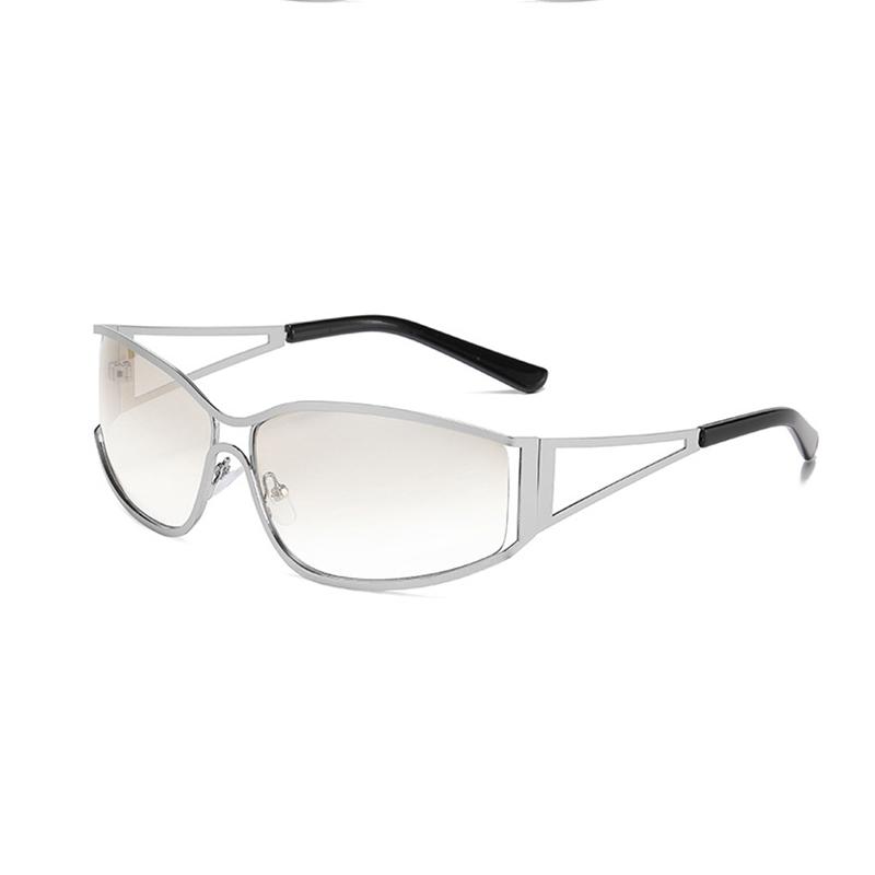 New Minimalist Style Fashion Metal Frame Women's Sunglasses Daily Commute Street Styling Sunshade Eyewear 81075