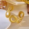 Irregular Shell Conch Starfish Stainless Steel Wide Bracelet for Women Classical Geometic Cuff Bangle Ocean Party Jewelry Gift