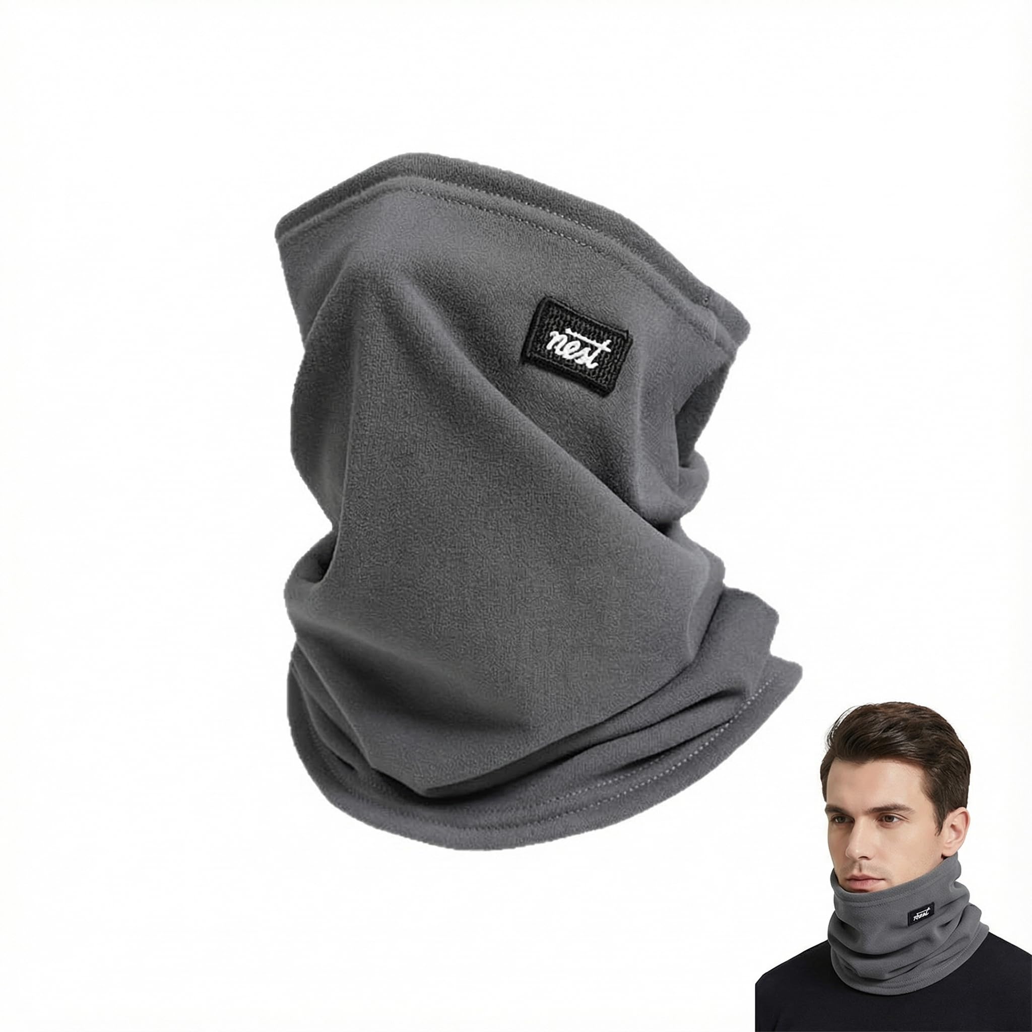 

[EmberImp] Face Mask, Cold Protection Fleece, Brushed Lining, Windbreak, For
