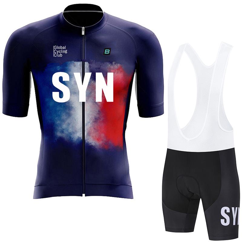 SYN Herren Radsportbekleidung Sommer Rennrad Trikot feuchtigkeitsableitend Radsport Set MTB Radsportbekleidung Radtrikot