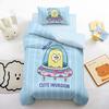 Cartoon Monster Bedding Set Cute Monster Print Quilt Cover Soft Comforter Cover With pillowcase Shams For Kids Adults Microfiber