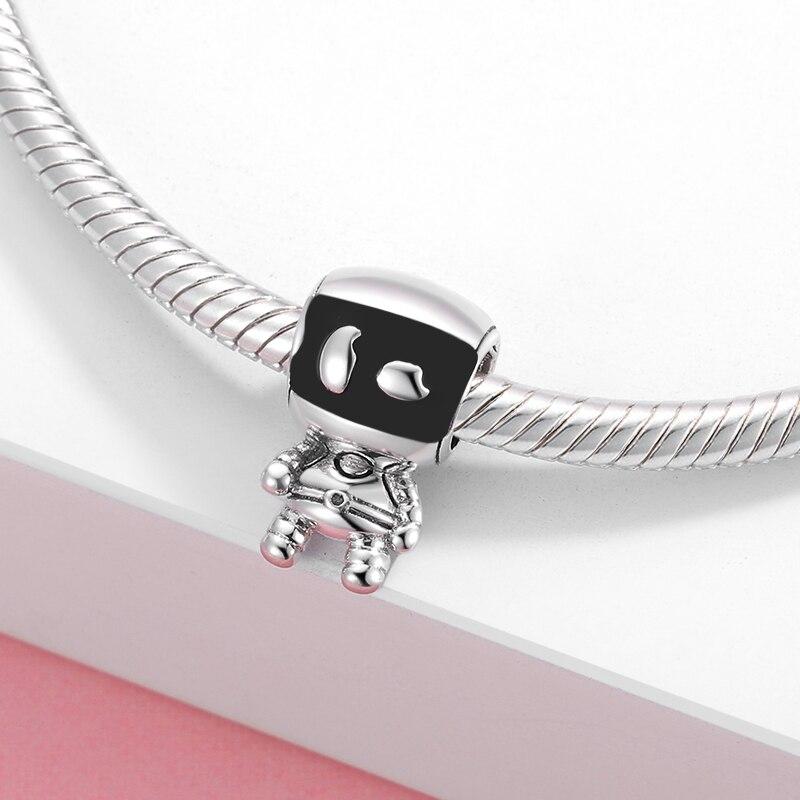 High Quality 925 Sterling Silver Rocket Shape Bead Charms Fit Original European Charm Bracelet Jewelry Making